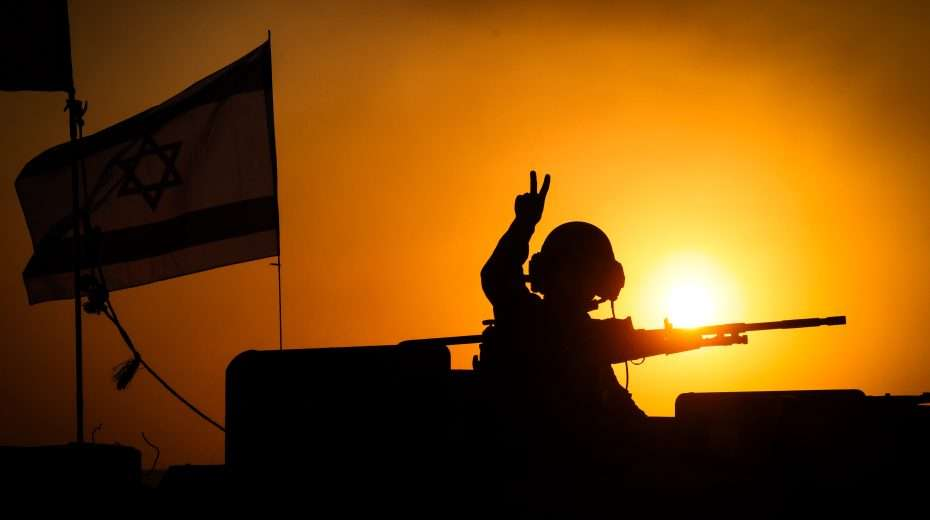 Soldier at Sunset pic