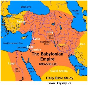 map of the Babylonian Empire